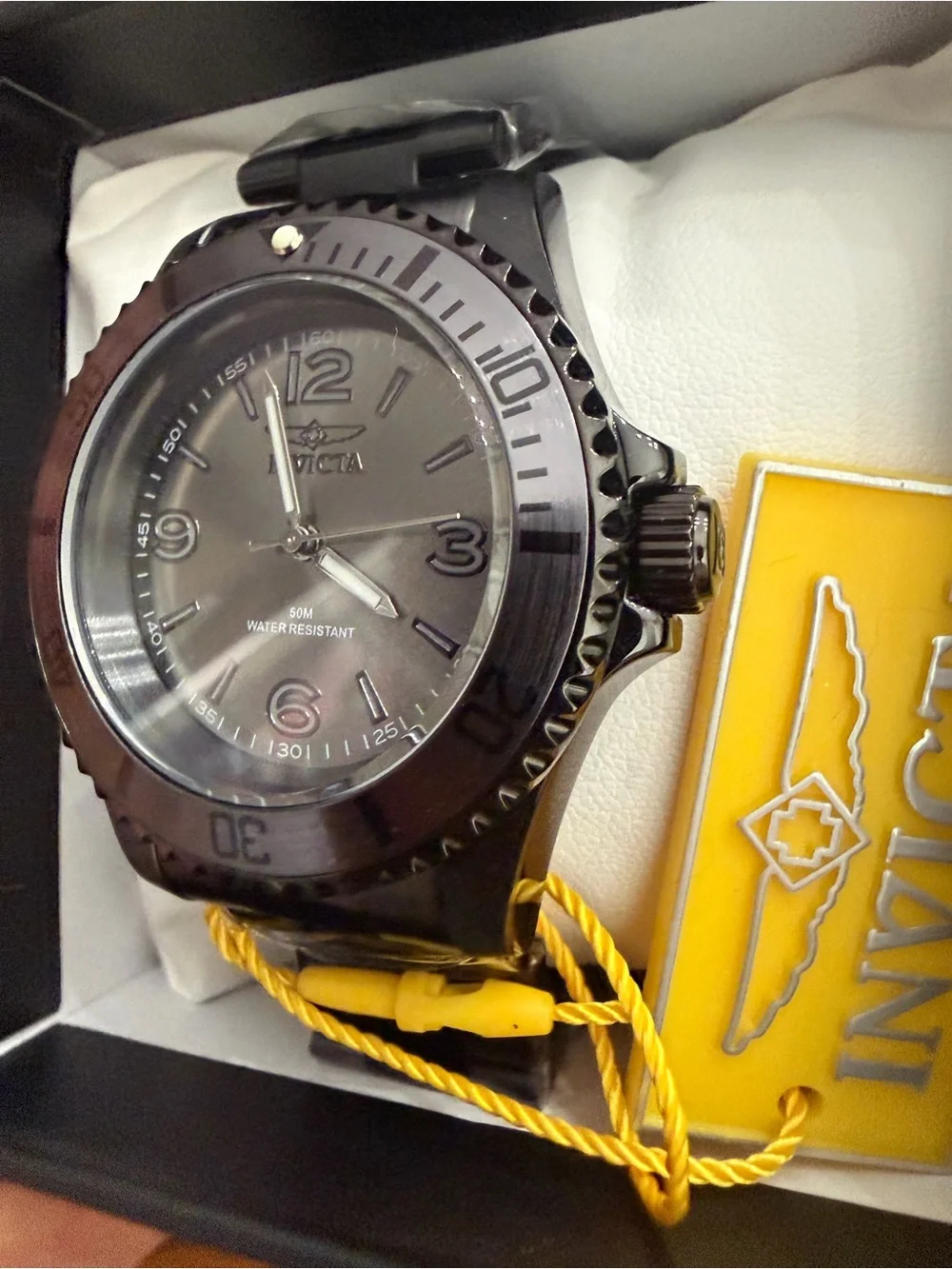 Invicta Specialty Velario Gunmetal Gray Stainless Steel Watch